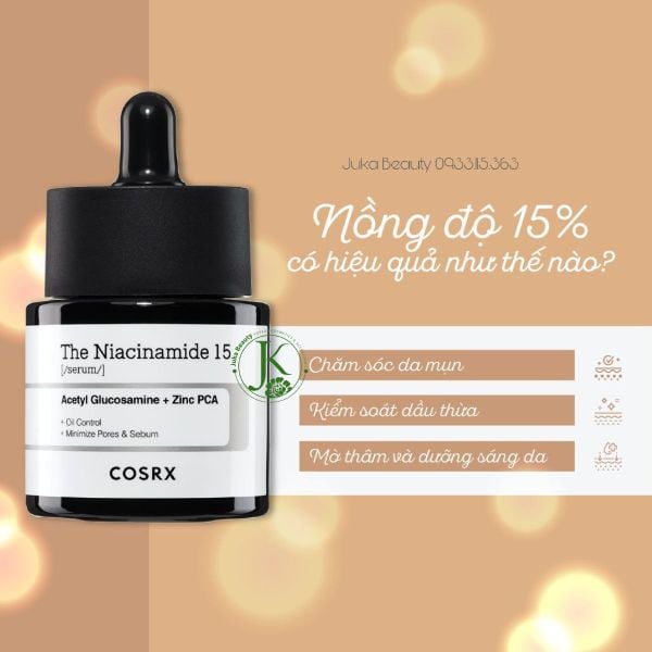  Tinh Chất Chăm Sóc Da Mụn Toàn Diện Cosrx The Niacinamide 15 Serum 20ml 