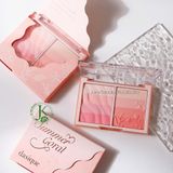  Phấn Má Hồng 2 ô Dasique Blending Layer Cheek Summer Coral 11g 