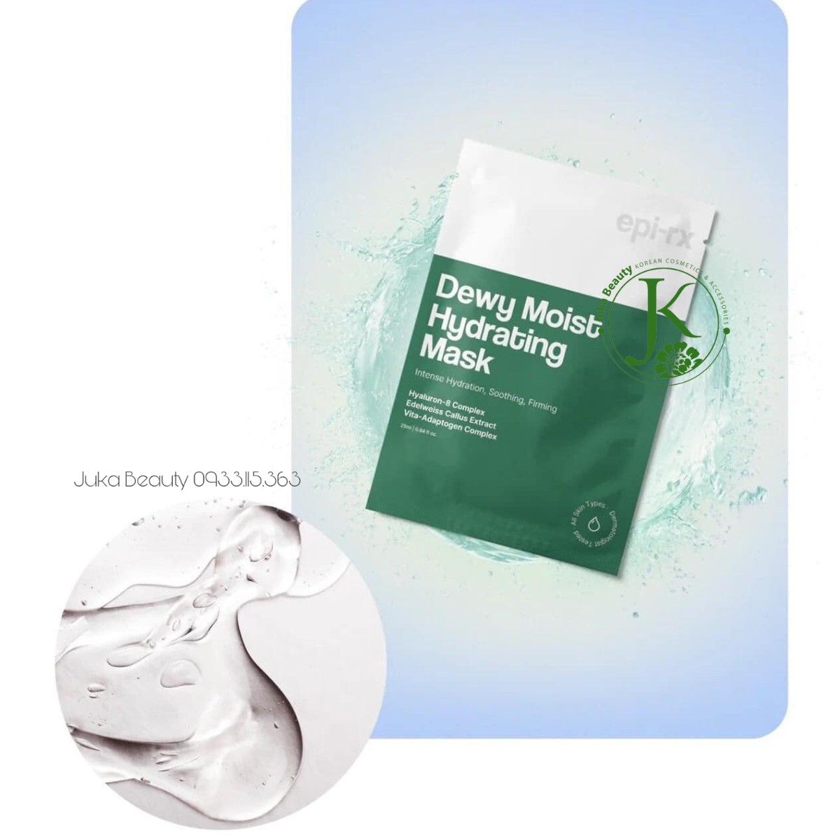  Mặt Nạ Giấy Dưỡng ẩm, Dịu Da EPI-RX Dewy Moist Hydrating Mask 25ml 
