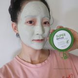  Mặt nạ đất sét kiềm dầu, se khít lỗ chân lông Some By Mi Super Matcha Pore Clean Clay Mask 100g 