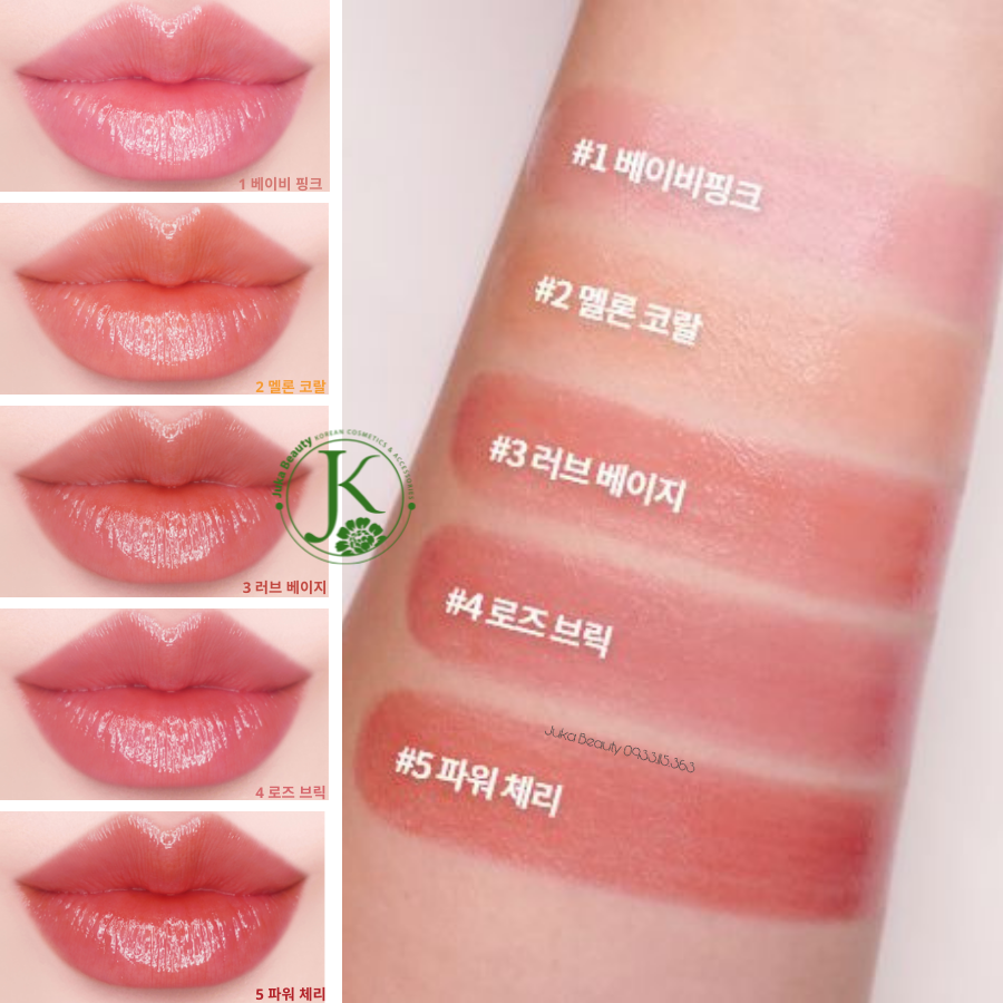  [MẪU MỚI] Son Dưỡng Có Màu Làm Mềm Môi Innisfree Dewy Tint Lip Balm 3.2g 