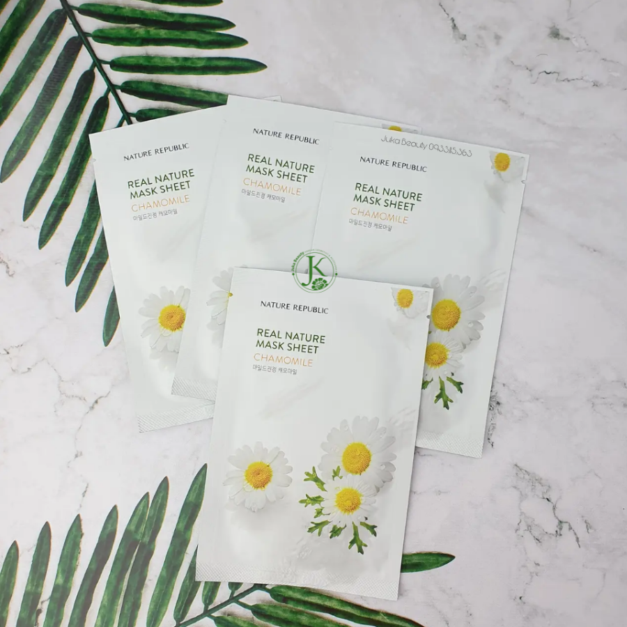  Mặt nạ giấy dưỡng ẩm Nature Republic Real Nature Mask Sheet 23ml (1 miếng) 