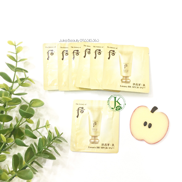  Sample kem lót The Whoo Luxury BB Cream SPF20/PA++ 1ml 