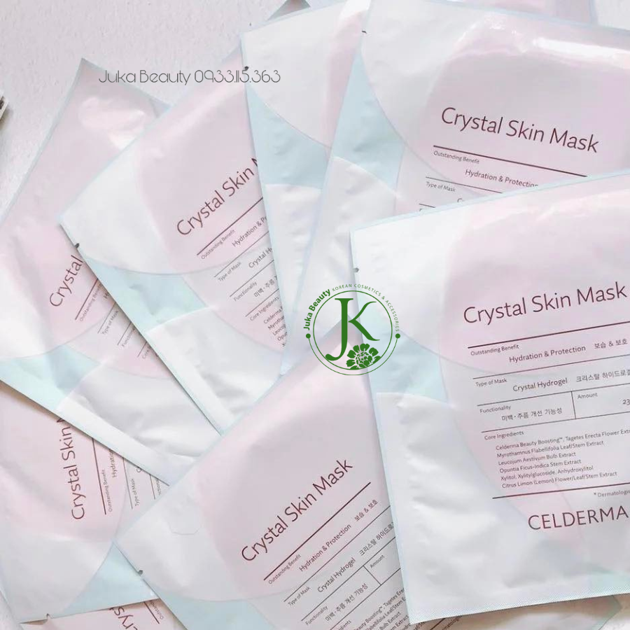  Mặt Nạ Thạch Anh Dưỡng Trắng Da Celderma Crystal Skin Mask 23g 