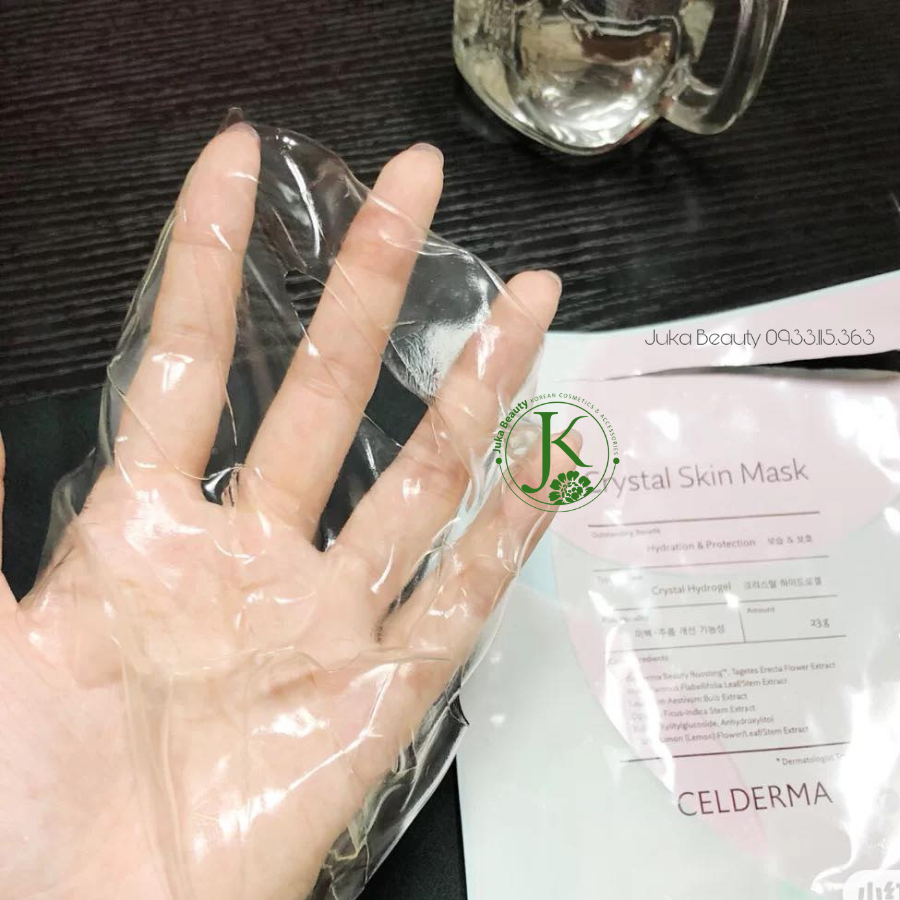  Mặt Nạ Thạch Anh Dưỡng Trắng Da Celderma Crystal Skin Mask 23g 