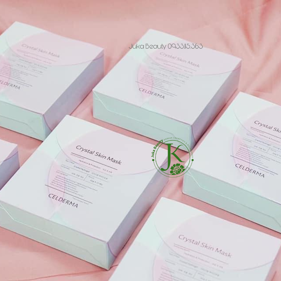  Mặt Nạ Thạch Anh Dưỡng Trắng Da Celderma Crystal Skin Mask 23g 