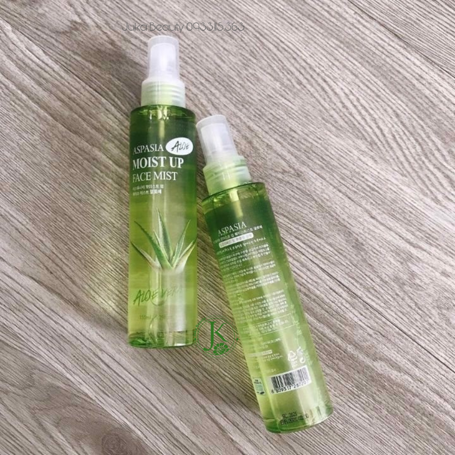  Xịt Khoáng Dưỡng Ẩm, Làm Dịu Da Aspasia Moist Up Face Mist 150ml 