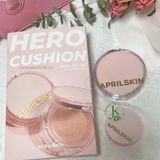  [BLOSSOM EDITION 12g+3.5g] Set Phấn Nước April Skin Hero Cushion Mini Set SPF50+ Pa+++++ 