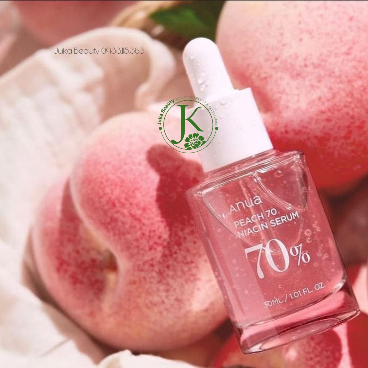  Tinh Chất Dưỡng Sáng, Mịn Da Anua Peach 70 Niacin Serum 30ml 