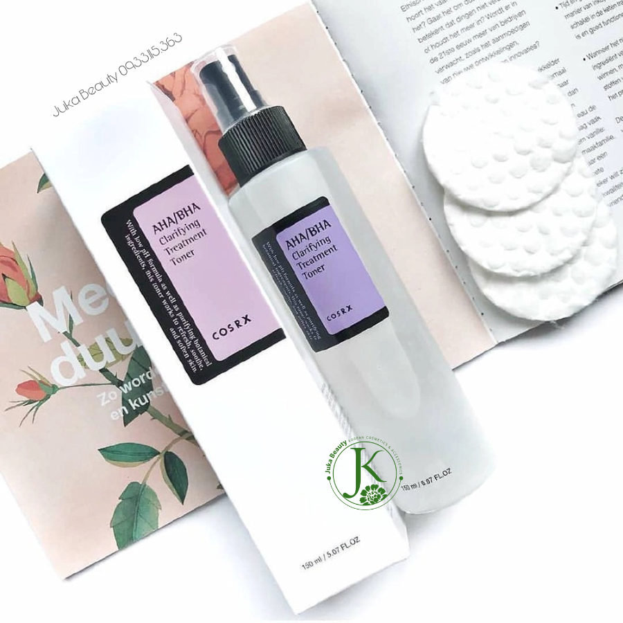  Nước Hoa Hồng Hỗ Trợ Giảm Mụn Cosrx AHA/BHA Clarifying Treatment Toner 
