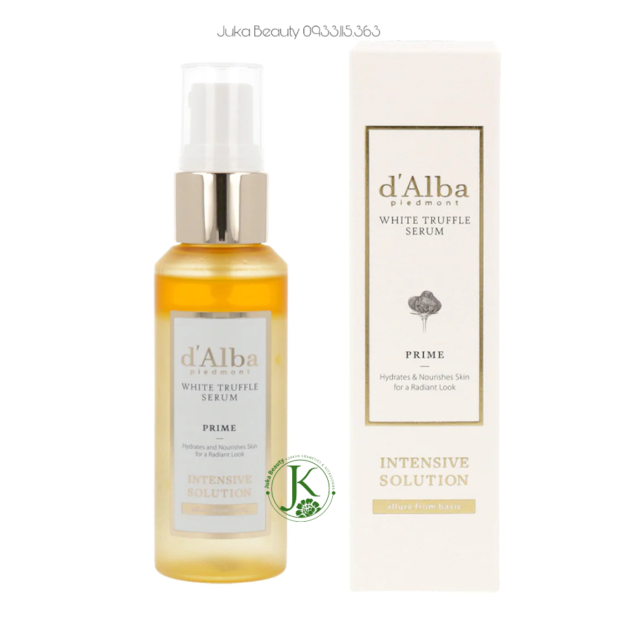  Xịt Khoáng Chứa Tinh Chất 24K Dưỡng ẩm, Chống Lão Hóa Da d'Alba White Truffle Supreme Intensive Serum 