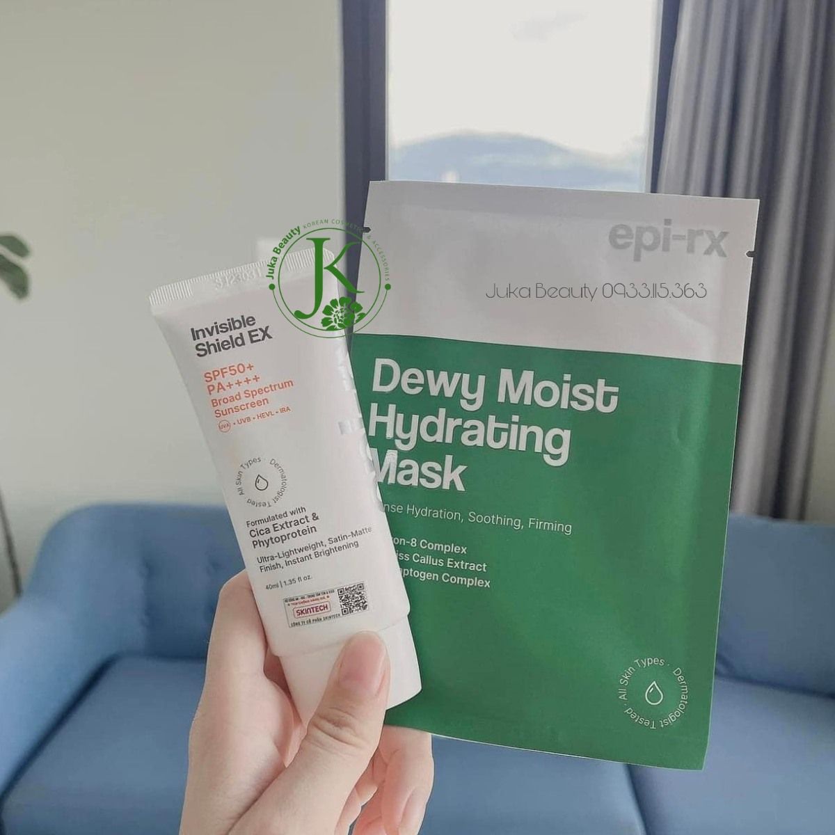  Mặt Nạ Giấy Dưỡng ẩm, Dịu Da EPI-RX Dewy Moist Hydrating Mask 25ml 