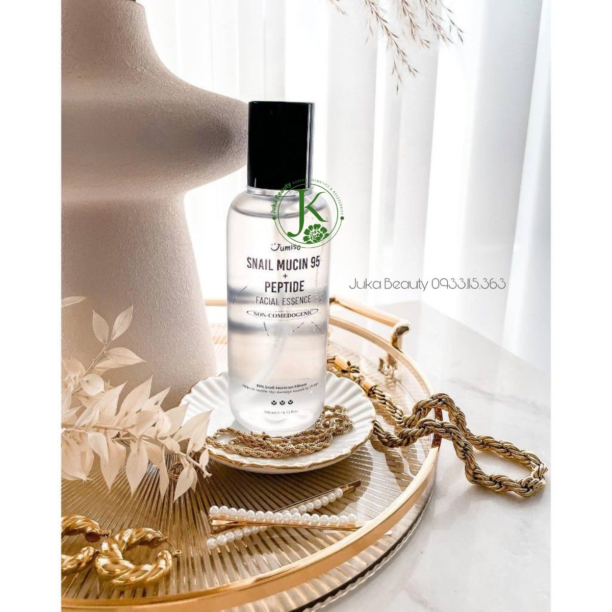  Tinh Chất Ốc Sên Phục Hồi, Ngừa Lão Hóa Jumiso Snail Mucin 95+ Peptide Facial Essence 