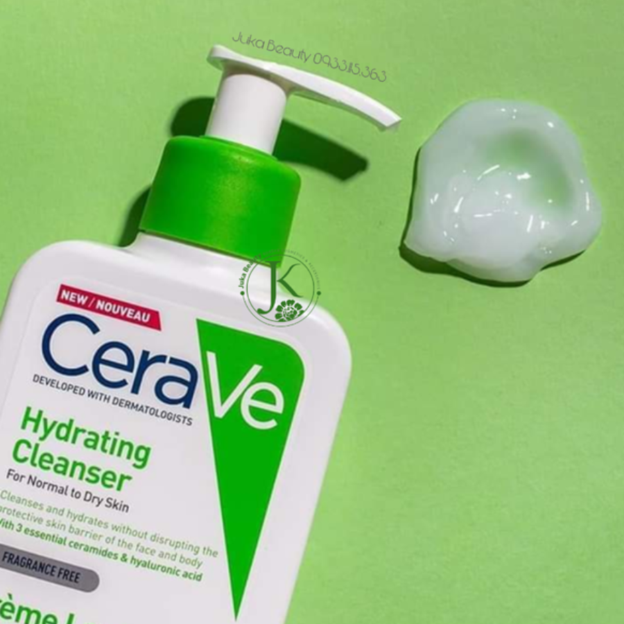  Sữa Rửa Mặt Dưỡng ẩm, Dành Cho Da Khô CeraVe Hydrating Facial Cleanser (bản Pháp) 236ml/ 473ml 