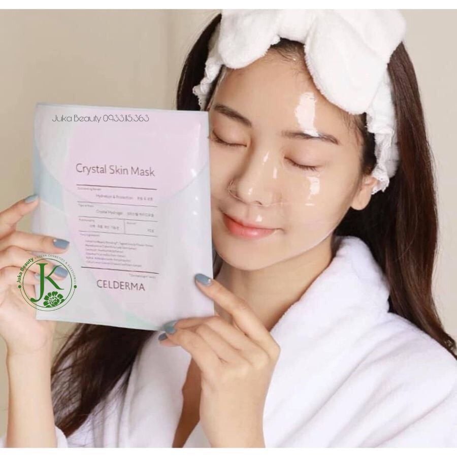  Mặt Nạ Thạch Anh Dưỡng Trắng Da Celderma Crystal Skin Mask 23g 
