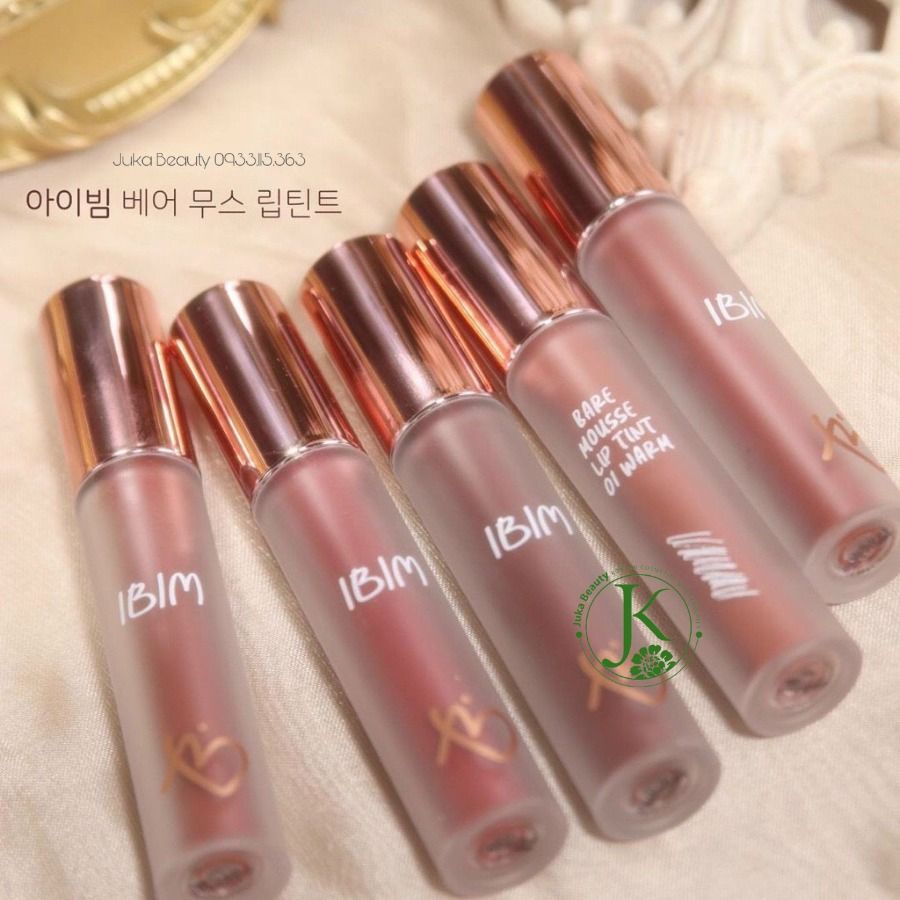  (NEW 2022) Son Kem Lì IBIM Bare Mousse Lip Tint 