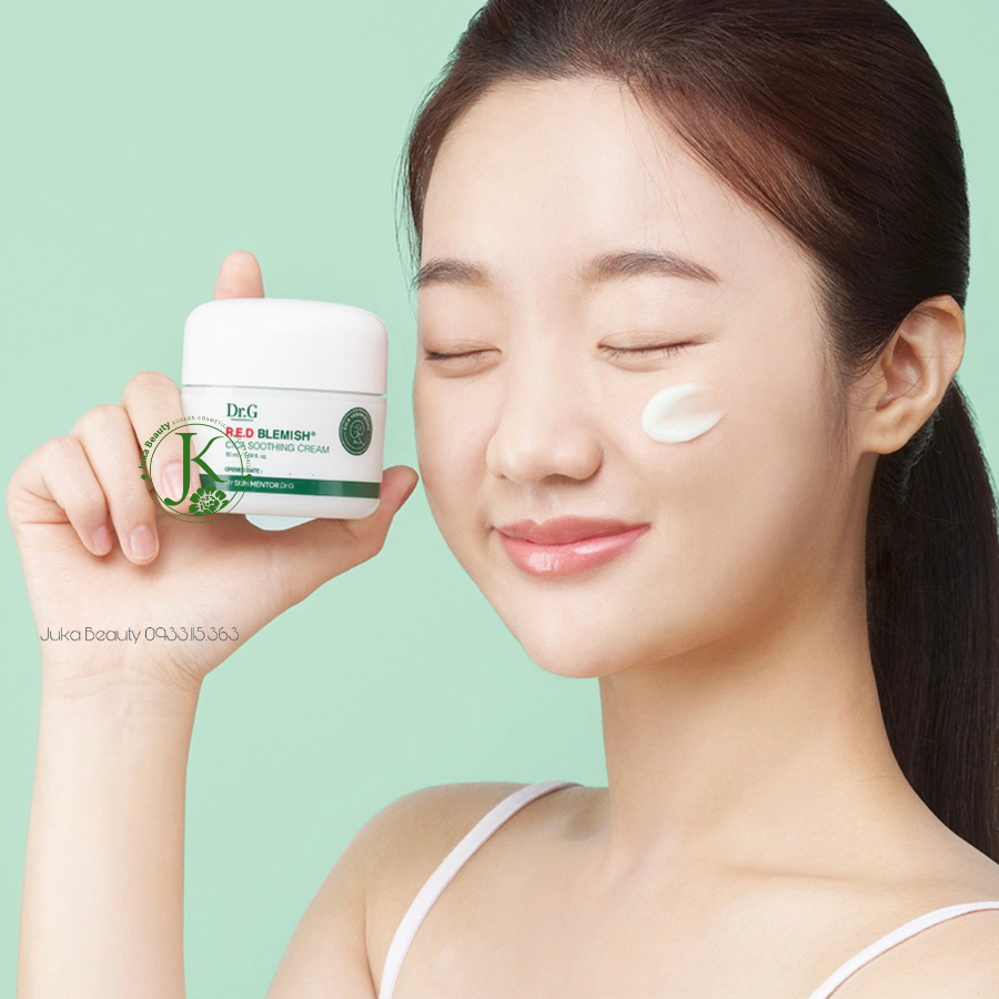  (Mẫu mới) Kem Dưỡng ẩm Làm Dịu, Phục Hồi Da DR.G R.E.D Blemish Clear Soothing Cream 70ml 