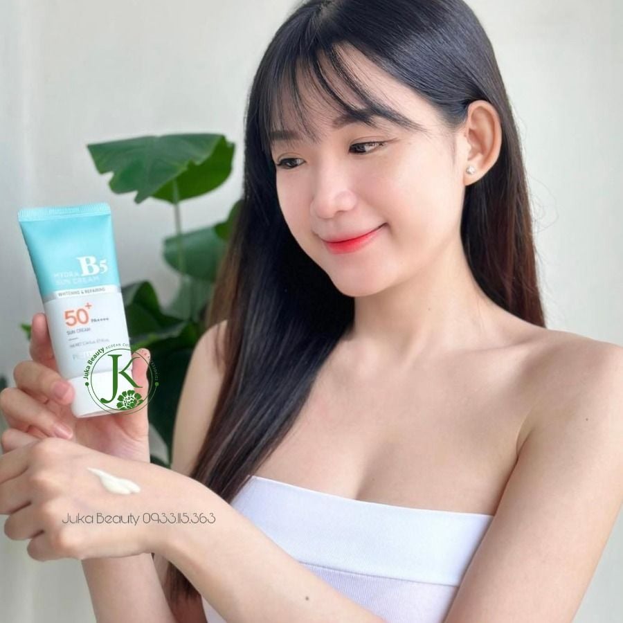  Kem Chống Nắng Phổ Rộng, Phục Hồi Da PrettySkin Hydra B5 Treatment Sun Cream SPF50+ PA++++ 50ml 