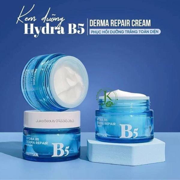  Kem Dưỡng Phục Hồi, Trắng Sáng Da PrettySkin Hydra B5 Derma Repair Cream 52ml 