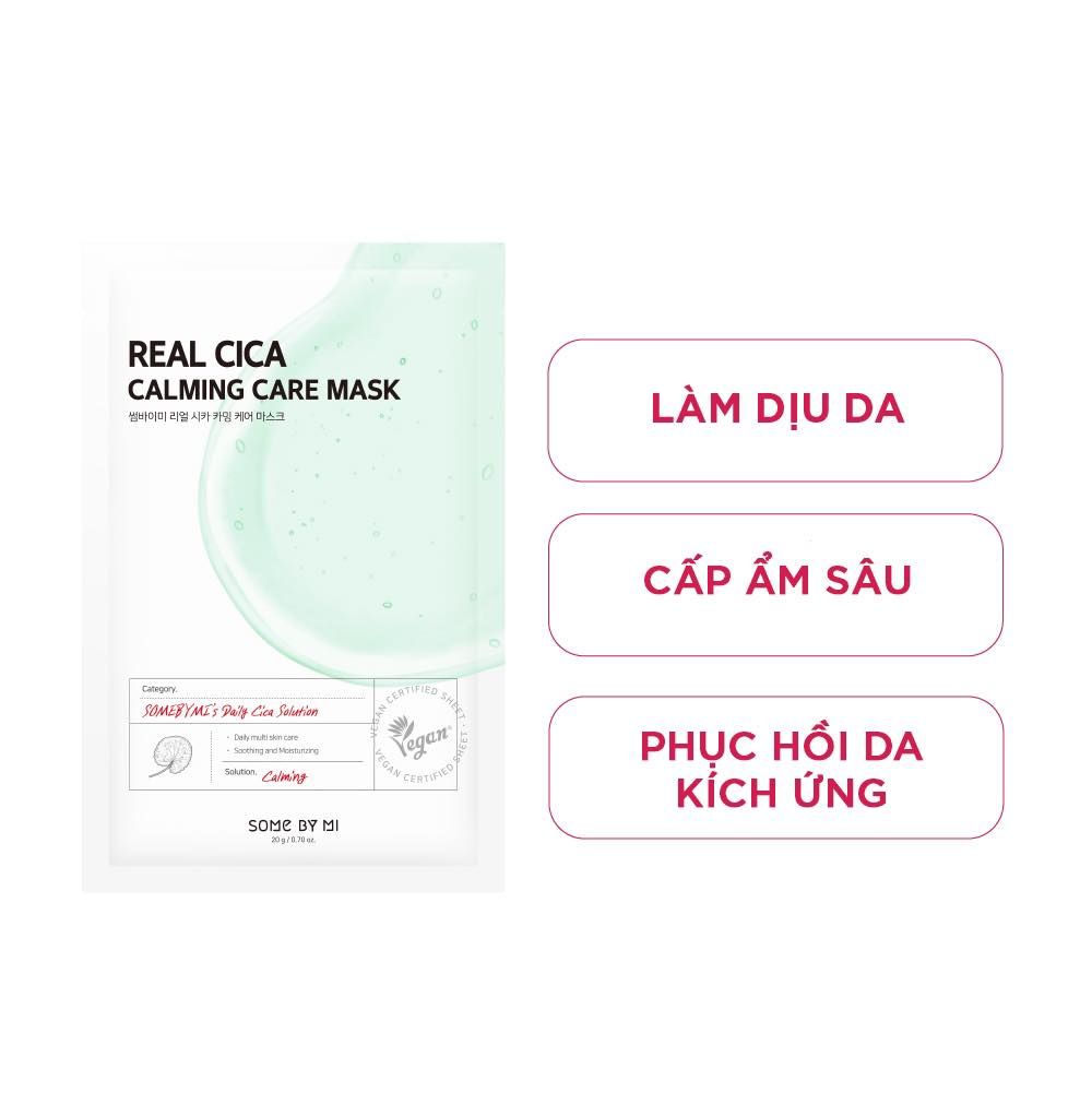  Mặt Nạ giấy Dưỡng Da Cấp ẩm Some By Mi Real Care Mask 20g 