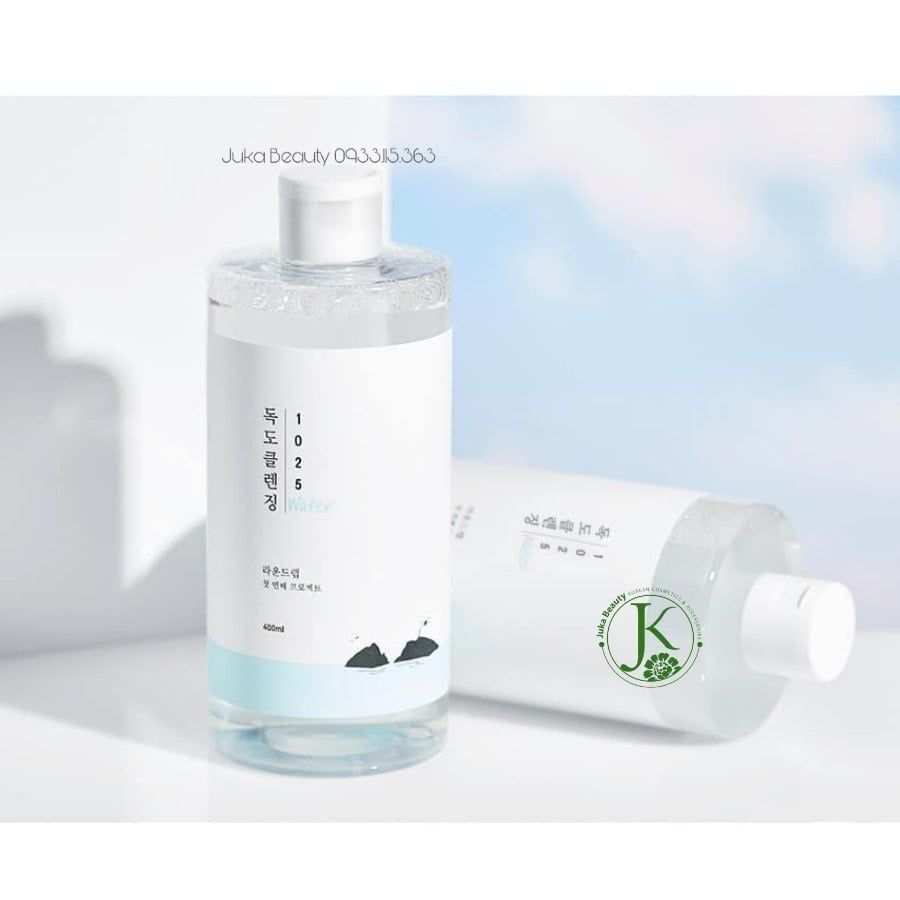  (TÁCH SET) Nước Tẩy Trang Sạch Sâu Dịu Nhẹ Round Lab 1025 Dokdo Cleansing Water 400ml 