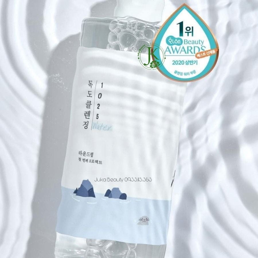  (TÁCH SET) Nước Tẩy Trang Sạch Sâu Dịu Nhẹ Round Lab 1025 Dokdo Cleansing Water 400ml 