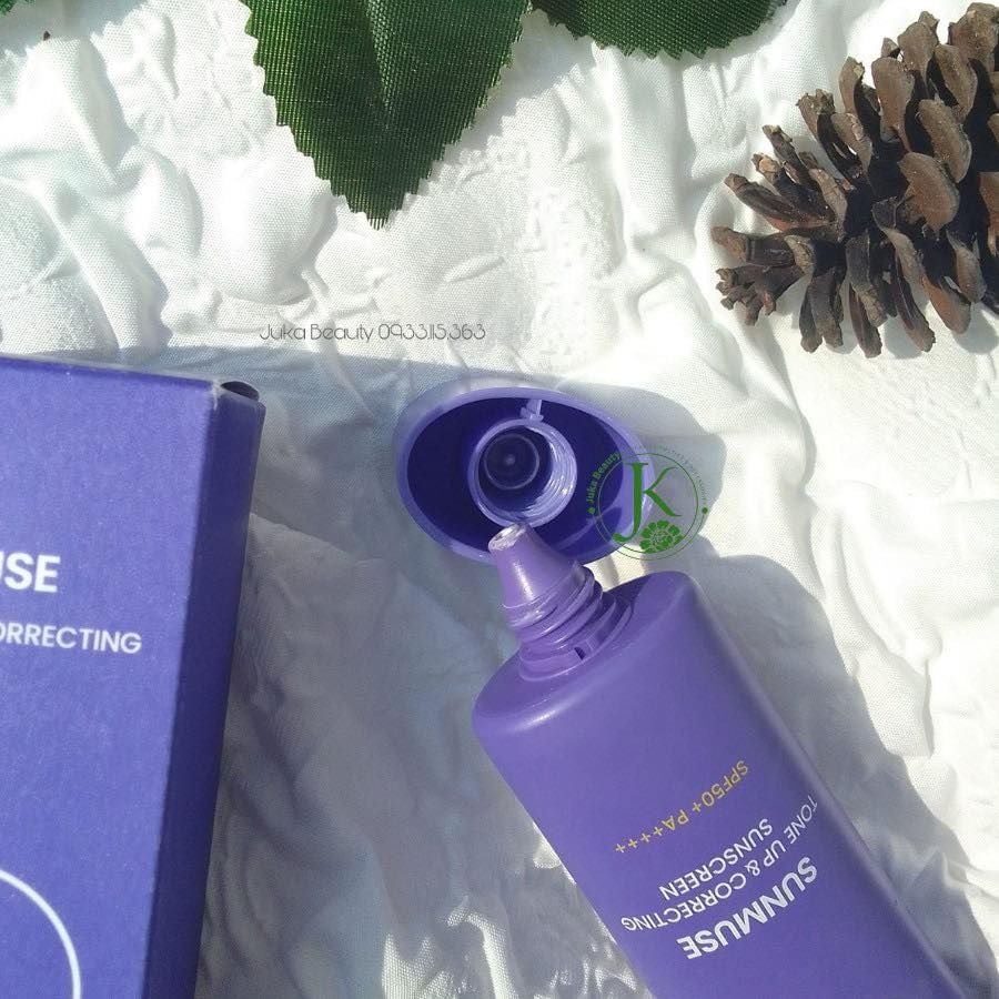  (Mẫu mới) Kem Chống Nắng Cà Rốt Tím, Nâng Tone Da Beplain Sunmuse Tone Up & Correcting Sunscreen SPF50+ PA++++ 50ml 