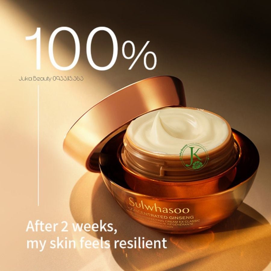 (MẪU MỚI) Kem Dưỡng Nhân Sâm, Chống Lão Hóa Sulwhasoo Concentrated Ginseng Rejuvenating Cream Rich 10ml 