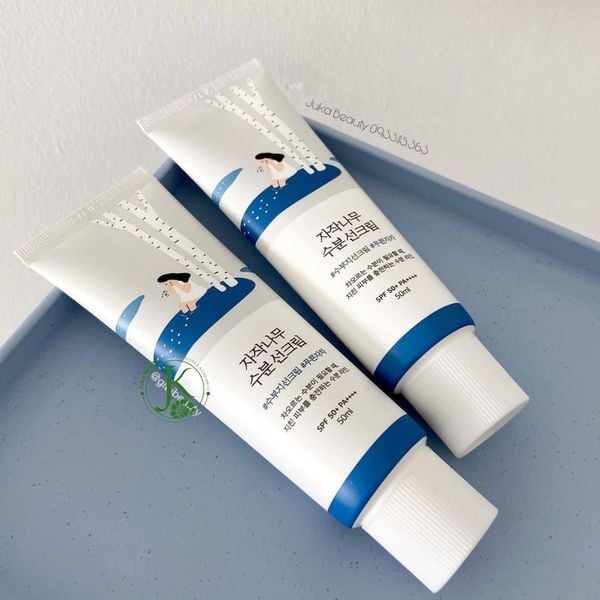  (XANH DƯƠNG) Kem Chống Nắng Dưỡng ẩm Round Lab Birch Juice Moisturizing Sunscreen SPF 50+ PA++++ 50ml 