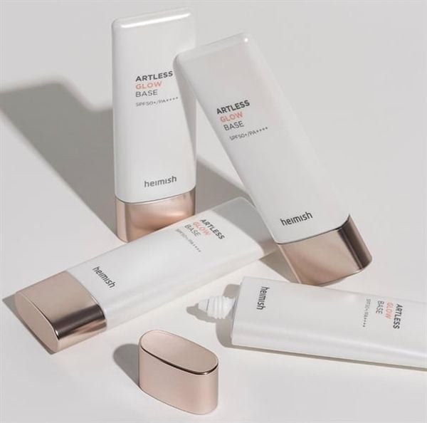  Kem Lót Heimish Nâng Tone Chống Nắng Heimish Artless Glow Base SPF50+ PA++++ 40ml 