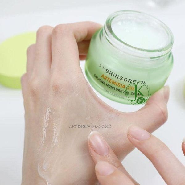  Kem Dưỡng ẩm, Dịu Da Ngải Cứu Bring Green Artemisia Cera Calming Moisture Gel Cream 75ml 