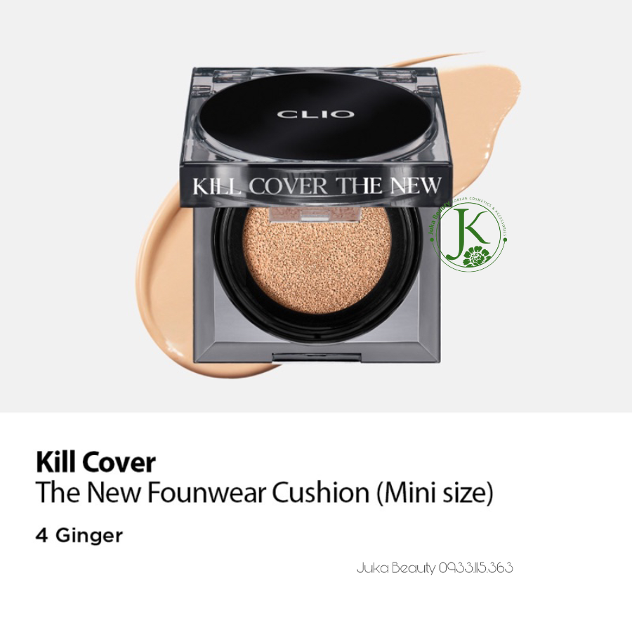  (Mini Size) Phấn Nước Che Phủ Lâu Trôi Clio Kill Cover The New Founwear Cushion SPF50+ / PA+++ 5g 