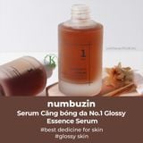  Tinh Chất Dưỡng ẩm, Căng Bóng Da Numbuzin Glossy Essence Serum No.1 50ml 