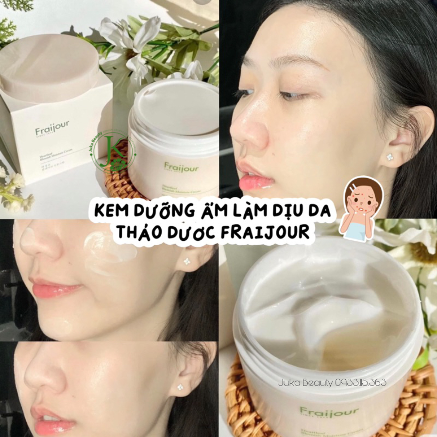  Kem Dưỡng ẩm Cho Da Mụn, Nhạy Cảm Fraijour Heartleaf Blemish Moisture Cream 100ml 