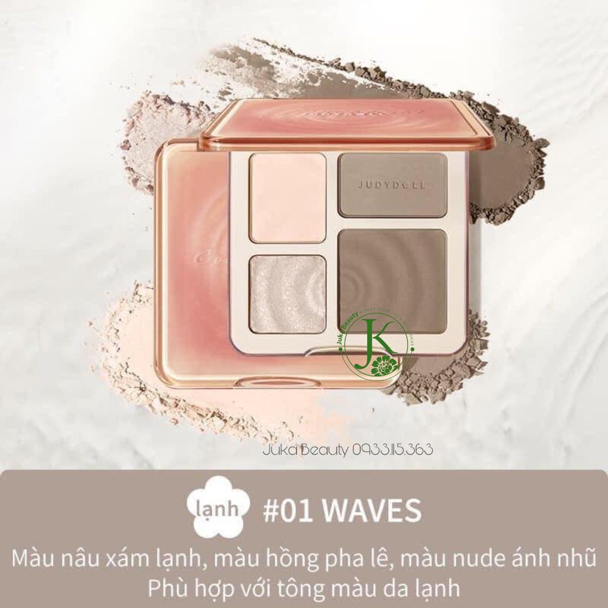  Phấn Tạo Khối & Bắt Sáng Judydoll Highlight & Contour 9g 