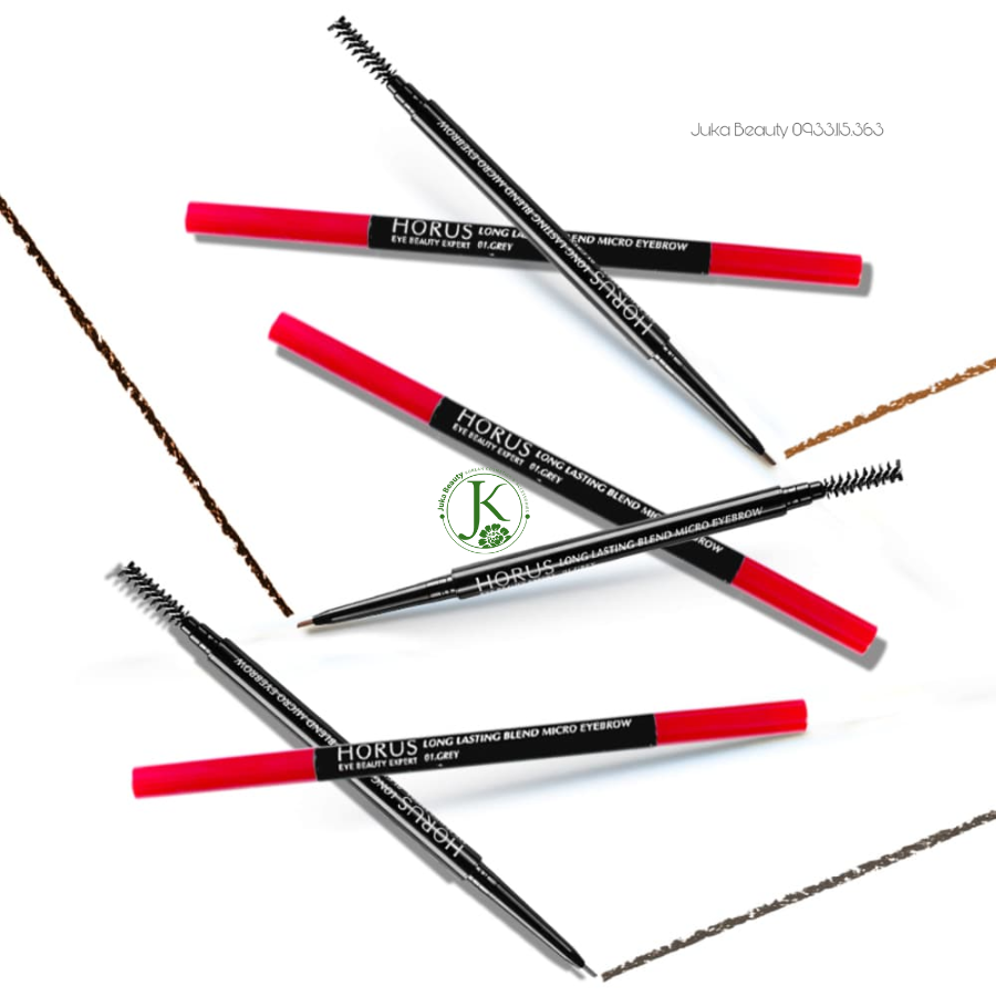  Chì Kẻ Mày Đầu Tròn Horus Eye Beauty Expert Long Lasting Blend Micro Eyebrow 