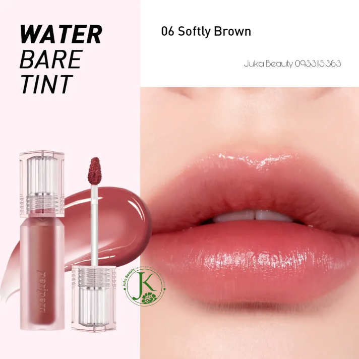  (SALE) Son Tint Bóng Peripera Water Bare Tint 3.7g 