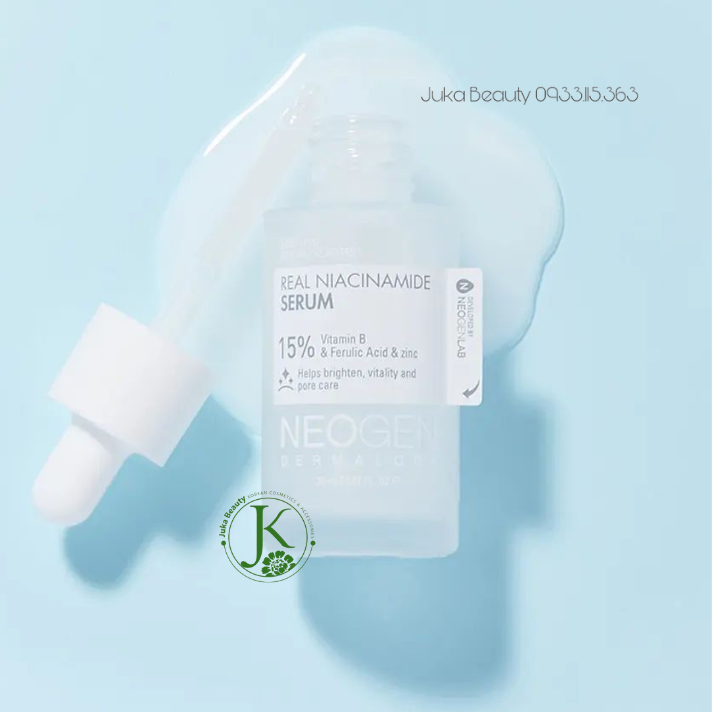 Tinh Chất Phục Hồi, Kiềm Dầu Neogen Real 15% Niacinamide Serum 30ml 