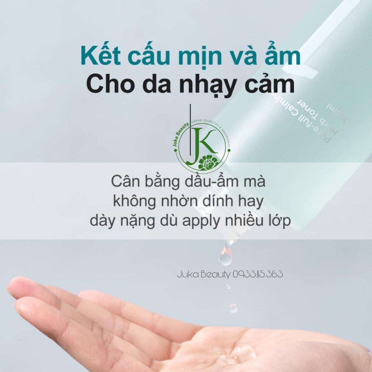  Nước Hoa Hồng Làm Dịu Da Numbuzin No.1 Pure Full Calming Herb Toner 300ml 