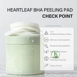  Toner Pad Tẩy Tế Bào Chết Celimax Ji Woo Gae Heartleaf BHA Peeling Pad 125ml (60 Pads) 