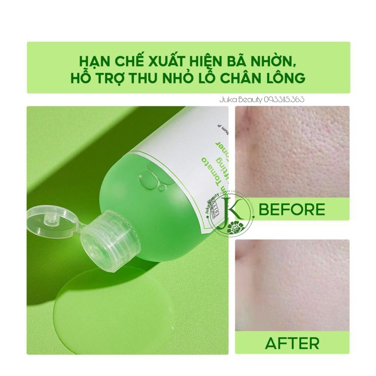  Nước Hoa Hồng Dưỡng ẩm, Thu Nhỏ Lỗ Chân Lông Sungboon Editor Green Tomato Pore Lifting Ampoule Toner 350ml 