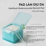  Miếng Bông Làm Dịu, Phục Hồi Làn Da Mụn Mediheal Madecassoside Blemish Pad 170ml (100 Miếng) 