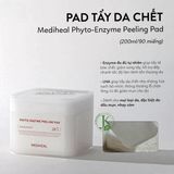  Miếng Bông Tẩy Da Chết, Dưỡng ẩm Mediheal Phyto Enzyme Peeling Pad 200ml (90 miếng) 