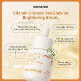  Tinh Chất Dưỡng Trắng Sáng Innisfree Vitamin C Green Tea Enzyme Brightening Serum 