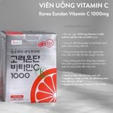  Viên uống Vitamin C Hỗ Trợ Sáng Da Eundan Vitamin C 1000mg Hàn Quốc (120 viên) 