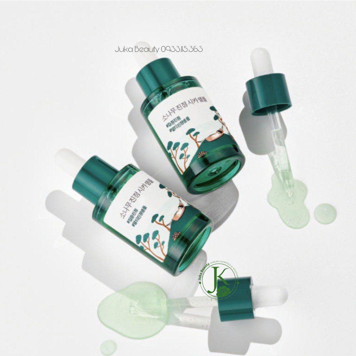  Tinh Chất Dịu Da Round Lab Pine Calming Cica Ampoule 30ml 