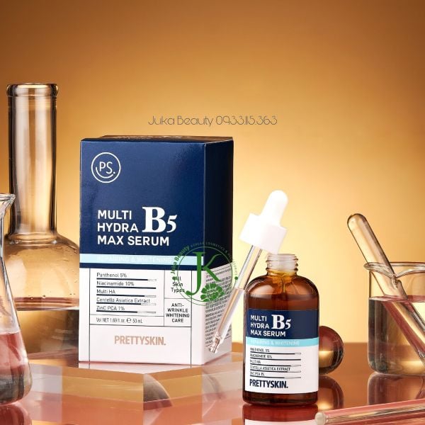  (XANH ĐẬM) Tinh Chất PrettySkin Multi Hydra B5 Max Serum 50ml 