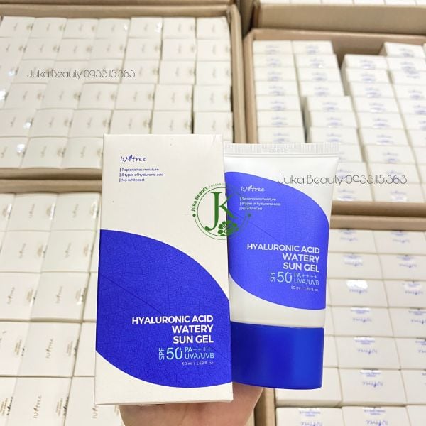  Kem Chống Nắng Dưỡng Ẩm Sâu Isntree Hyaluronic Acid Watery Sun Gel SPF50+ PA++++ 50ml 