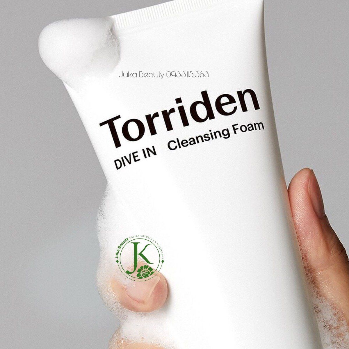  Sữa Rửa Mặt Dưỡng ẩm, Tạo Bọt Torriden Dive In Low Molecular Hyaluronic Acid Cleansing Foam 150ml 