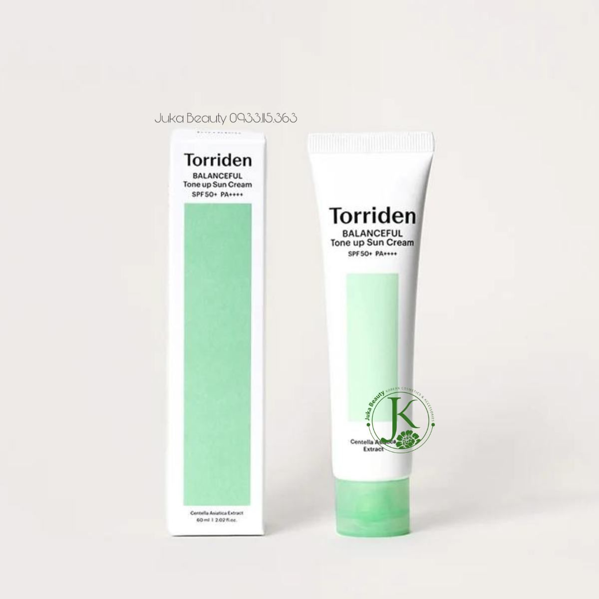  Kem Chống Nắng Nâng Tone, Kiềm Dầu Torriden Balanceful Tone up Sun Cream SPF50+ PA++++ 60ml 